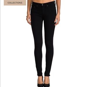 RAG & BONE BLACK LEGGING JEANS